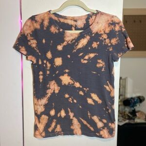 Upcycled Acid Wash Gray GAP Tee XS